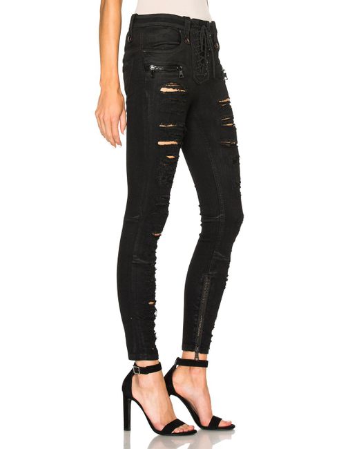 Mr Shoes Lace Up Front Black Pants Mr Shoes Lace Up Front Black Pants