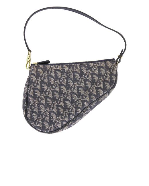Dior Black Issimo Pochette Saddle Bag
