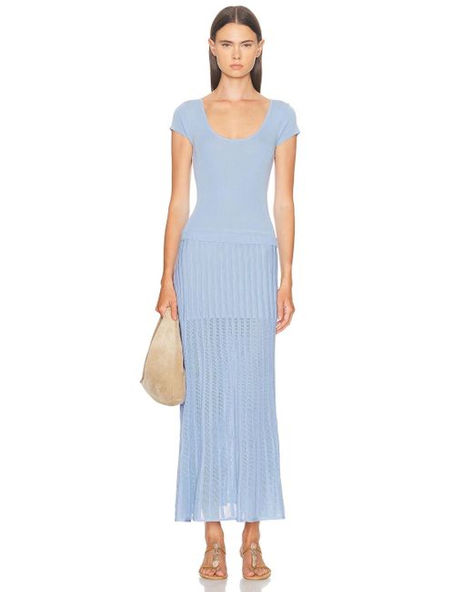 Solid & Striped Blue The Bridget Dress