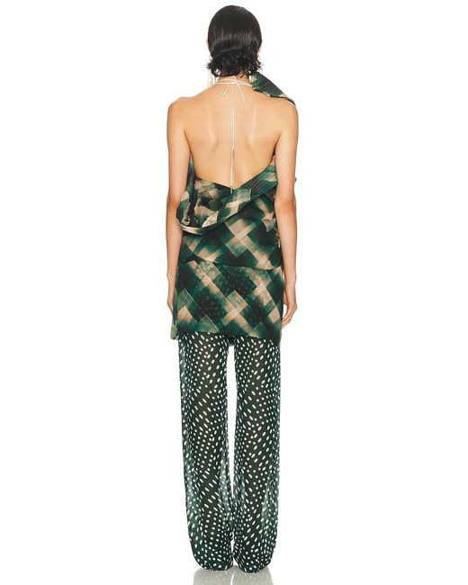 Dries Van Noten Green Codolla Shirt
