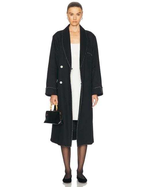 Bode Black Podium Coat