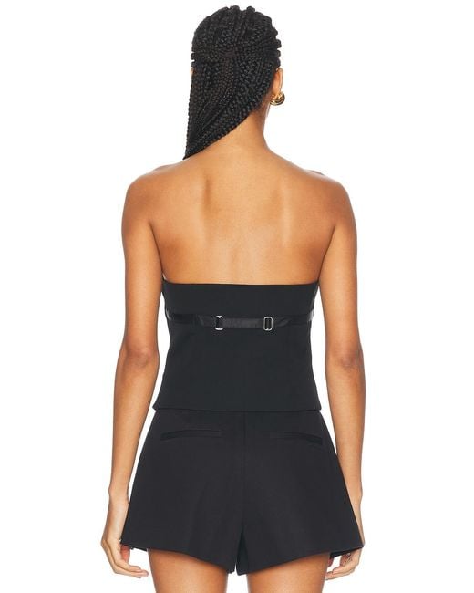 Alexander Wang Black Strapless Vest