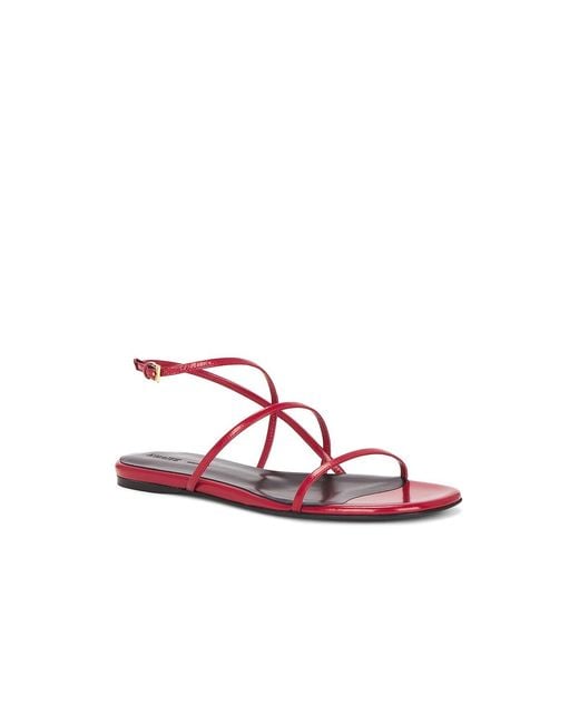 Khaite Pink Loop Flat Sandal