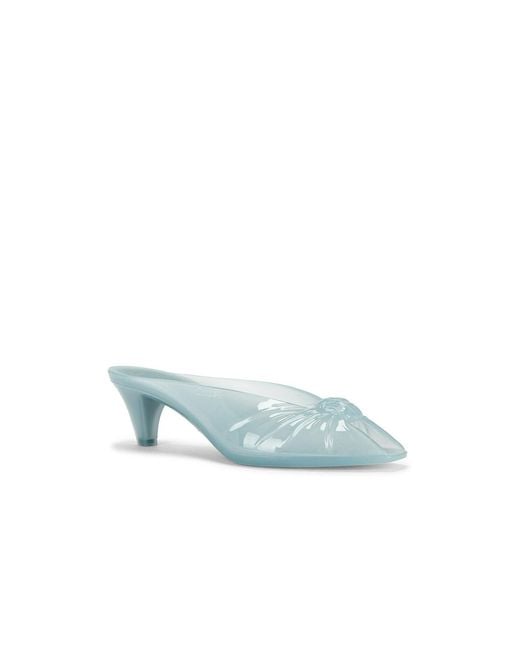 Chloé Blue Jelly Open Toe Mule