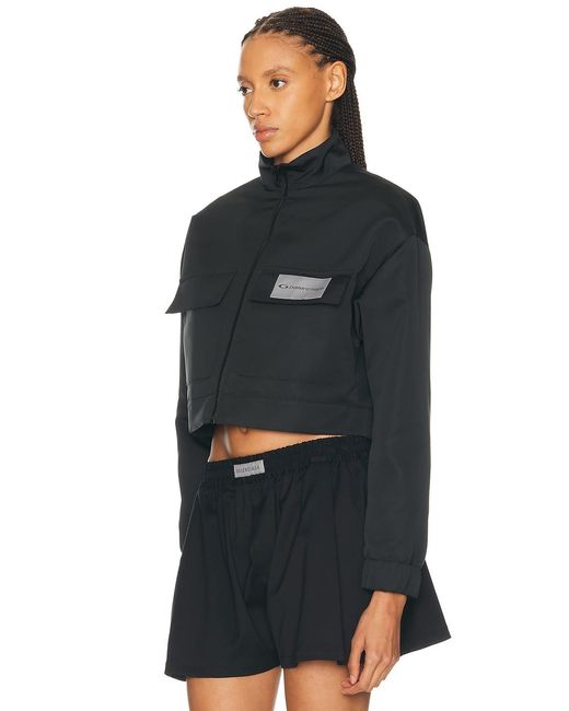 Balenciaga Blue Cropped Jacket