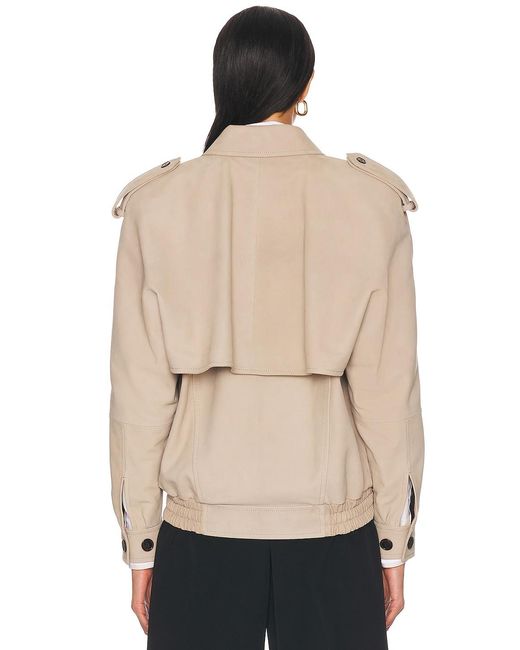 Saint Laurent Natural Bomber Jacket