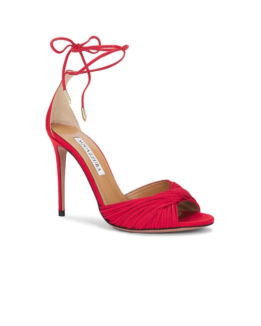 Aquazzura Red Bellini Beauty 105 Sandal