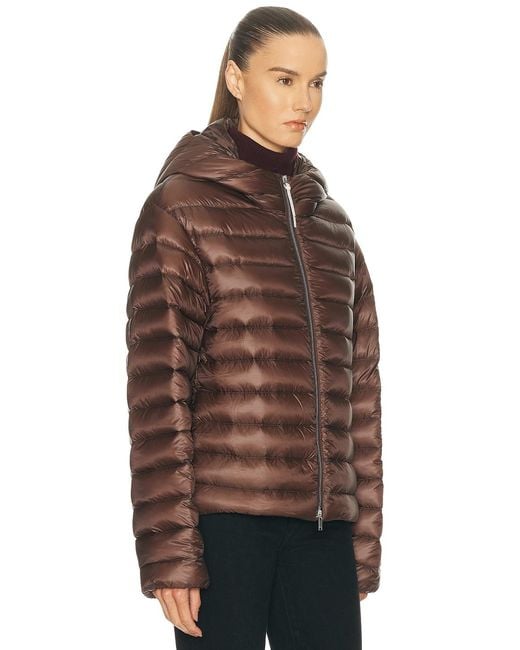 Jil Sander Brown Down Jacket