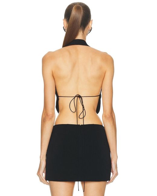 Alex Perry Black Halter Top