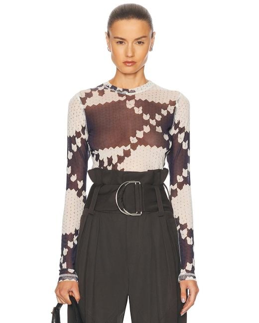 J.W. Anderson Black Long Sleeve Top
