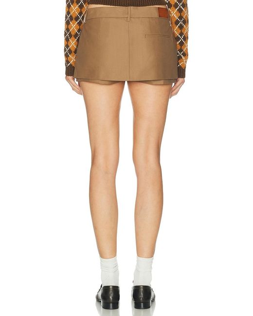 Acne Natural Ikka Mini Skort