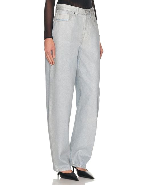Mugler Gray Wide Leg