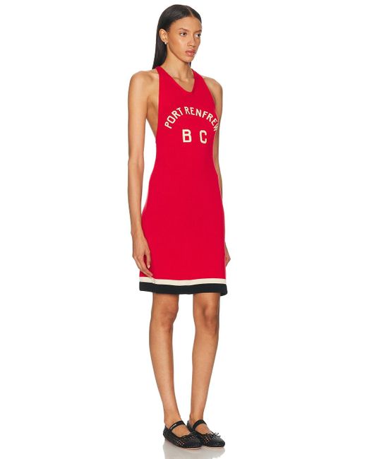 Bode Red Renfrew Dress