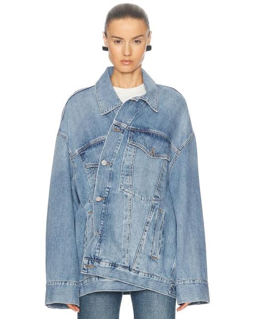 Agolde Blue Reworked Wayne Jacket