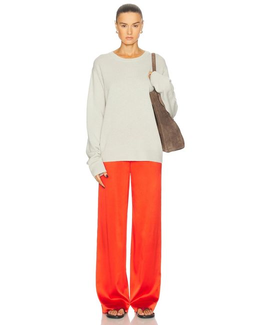 ÉTERNE Red Brody Silk Pant