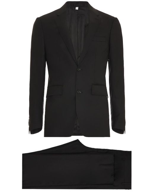 Burberry Wool Classic Suit in Black for Men Lyst UK
