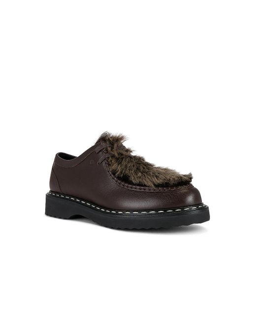 Bally Brown Nadhy Fur Lace Up Boot for men