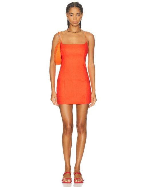 Sir Orange Panettone Mini Dress