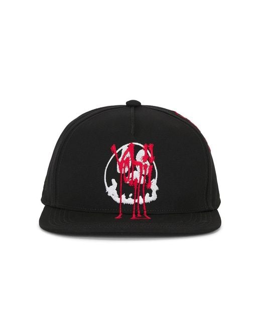 Y-3 Black Chito Graphic Cap for men