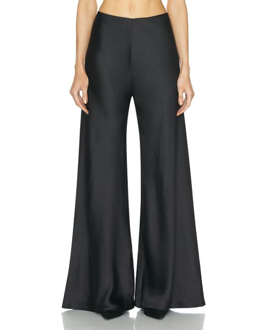 Norma Kamali Black Bias Elephant Pant