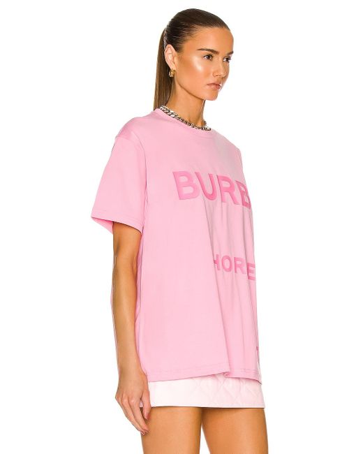 Burberry Carrick T-shirt in Pink | Lyst