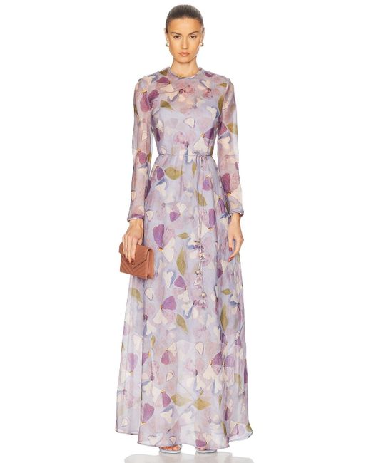 open lace back dress ZIMMERMANN Star Print Mini Dress