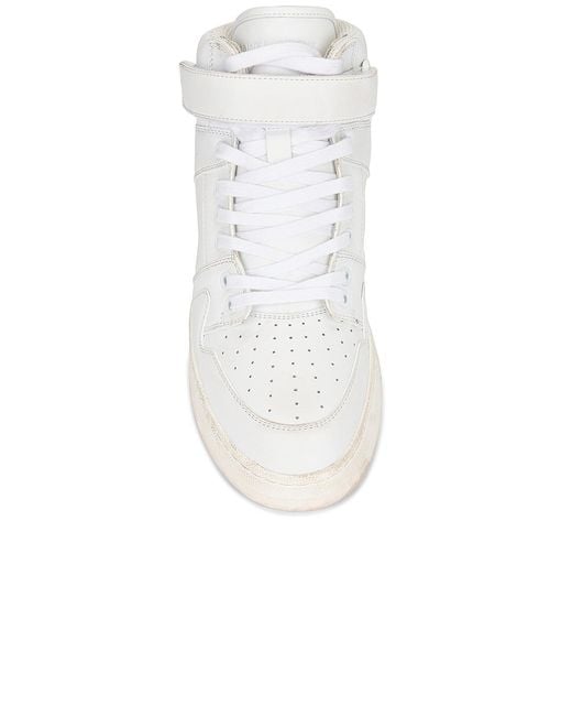 Saint Laurent White Jefferson Sneaker for men