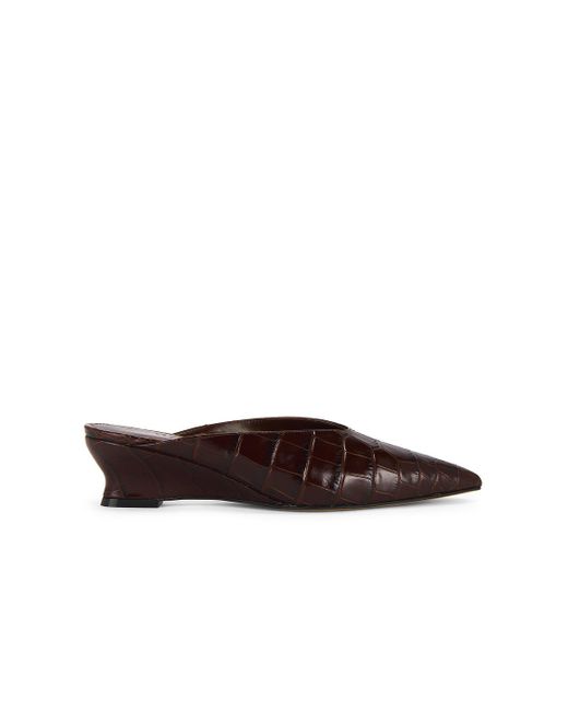 Le Monde Beryl Brown Victoria Micro Wedge Mule