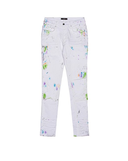 Amiri Denim White Painter Workman Skinny Jeans for Men - Save 7% - Lyst