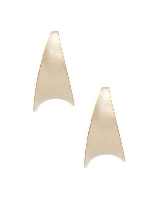 Saint Laurent Metallic Hoop Earrings