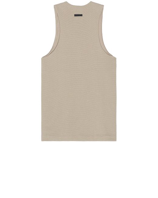 Fear Of God Natural Heavy Ribbed Tank for men
