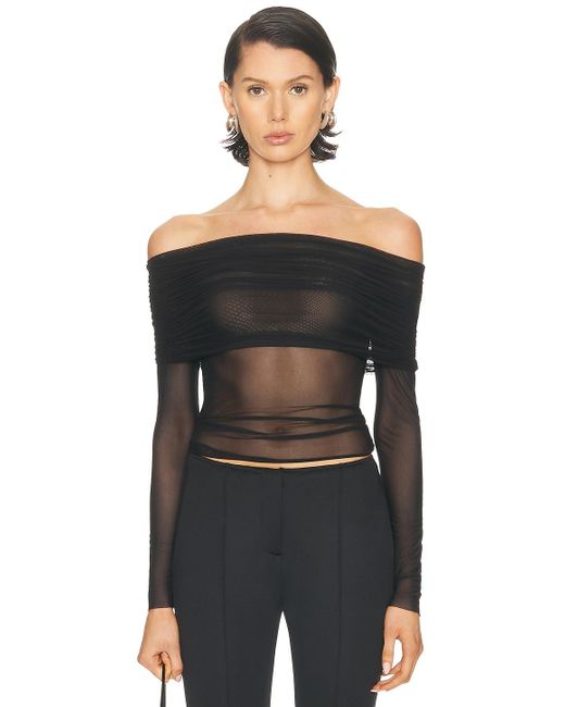 SER.O.YA Black Rosa Top