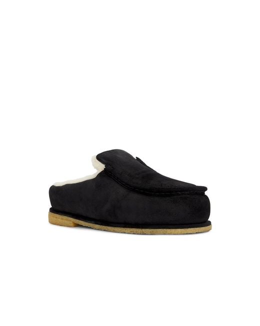 J.W. Anderson Black Flat Mule