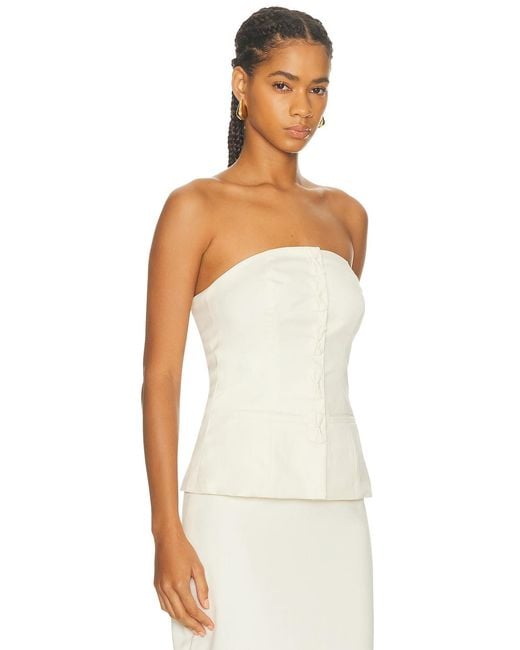 Marlies Grace White Olivia Top