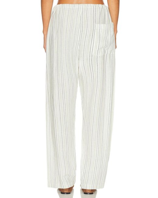 Bode White Electric Light Pajama Pant