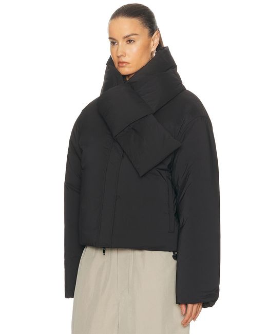 Alexander Wang Black Cropped Puffer Jacket