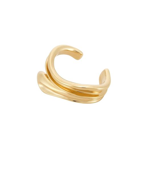 Chloé Metallic Double Layer Cuff Bracelet