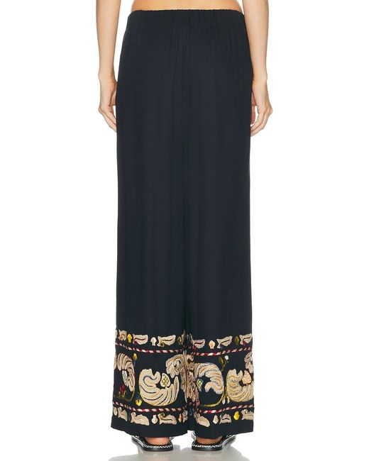 Bode Blue Feather Runner Pant