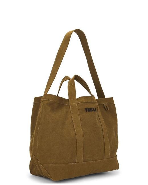 Tekla Brown Beach Bag