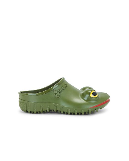 J.W. Anderson Green X Wellipets Frog Loafer for men