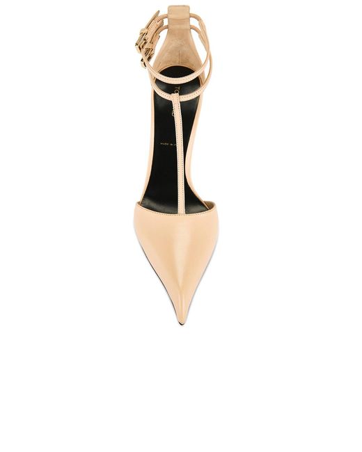 Tom Ford White Kid T Strap 105 Pump