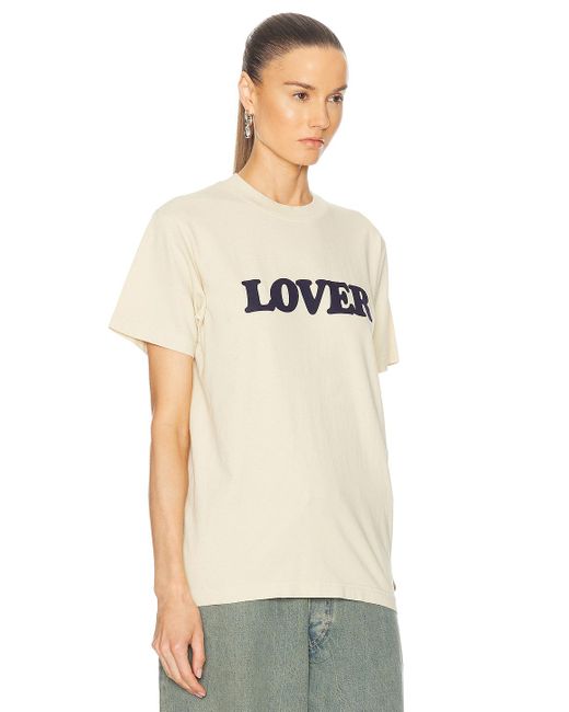 Bianca Chandon White Lover Big Logo Shirt for men