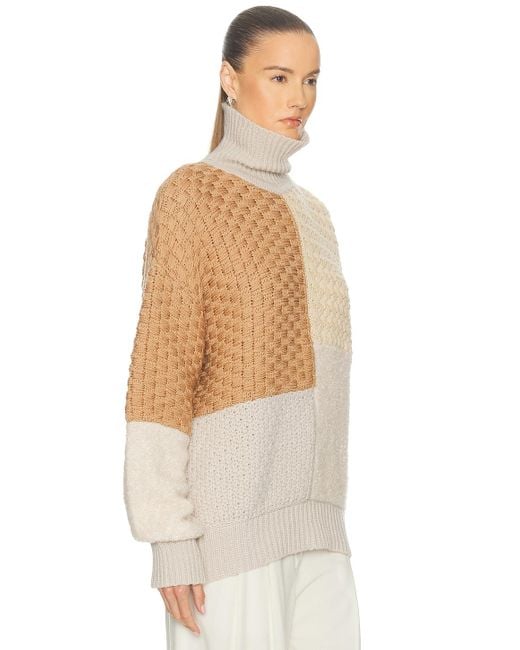 AMIYA White Mosaico Sweater