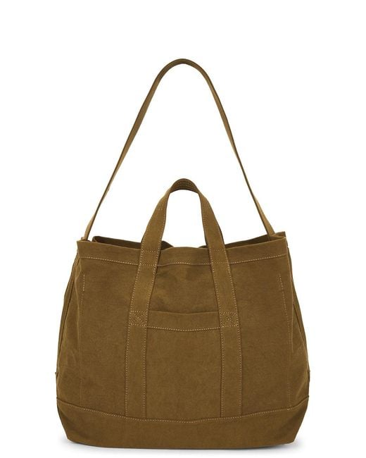 Tekla Brown Beach Bag