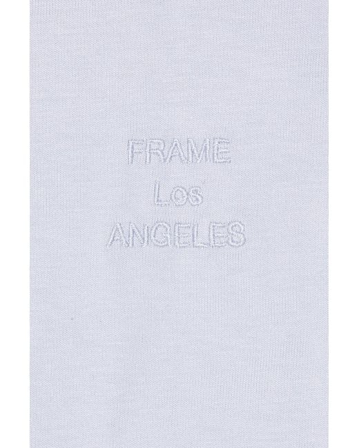 FRAME White Logo Tee for men