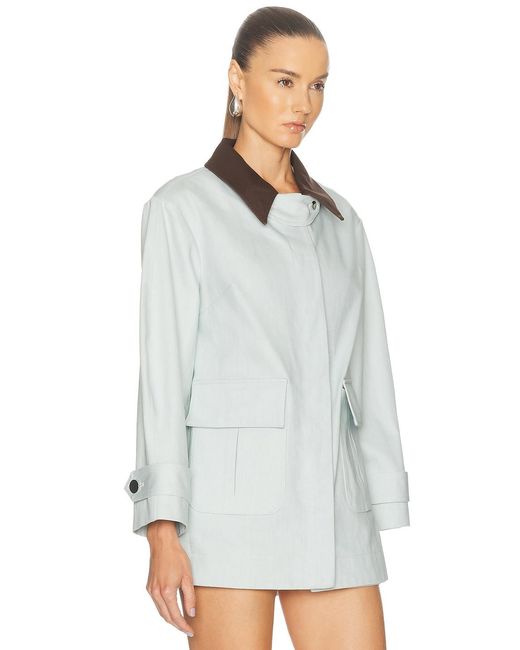 Matthew Bruch White Cargo Barn Jacket