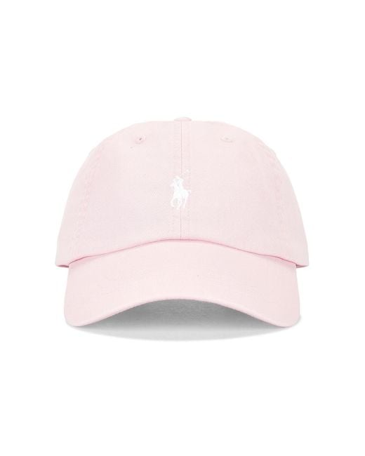 Polo Ralph Lauren Chino Sport Cap in Pink for Men | Lyst