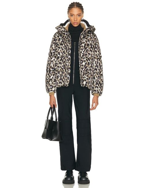 Fusalp Black Ada Leopard Jacket