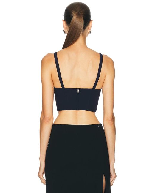 Jil Sander Blue Bra Top