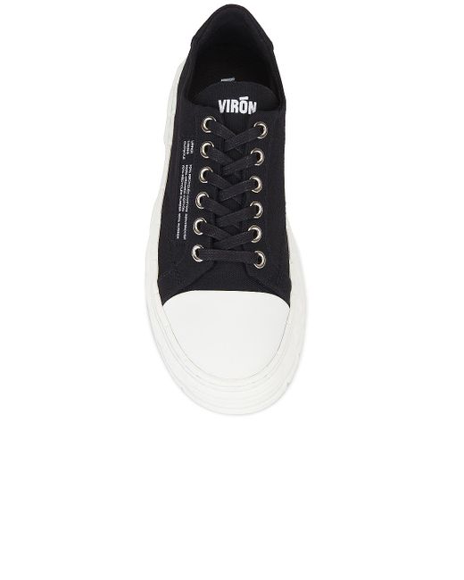Viron Black 1968 Toe-cap Low Sneaker for men